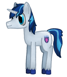 Size: 522x603 | Tagged: safe, artist:thunder-dash, shining armor, g4, big eyes, full body, side view, simple background, solo, transparent background