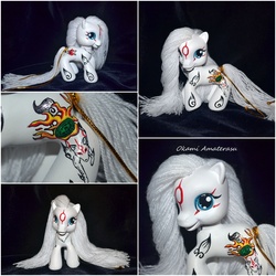 Size: 1204x1204 | Tagged: safe, artist:soulren, g3, g3.5, customized toy, okami, toy