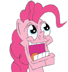 Size: 504x537 | Tagged: safe, pinkie pie, earth pony, pony, g4, male, solo, zeurel