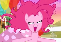 Size: 1000x682 | Tagged: safe, screencap, pinkie pie, g4, the super speedy cider squeezy 6000, messy mane