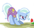 Size: 283x232 | Tagged: source needed, safe, artist:ayameexgoddess, trixie, pony, unicorn, g4, female, flower, lowres, mare, solo