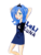 Size: 1200x1600 | Tagged: safe, artist:cheryl-jum, princess luna, human, g4, ;p, clothes, dress, female, humanized, one eye closed, s1 luna, simple background, skinny, solo, thin, tongue out, transparent background, young, younger