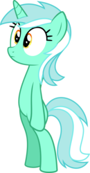 Size: 6185x11884 | Tagged: safe, artist:lazypixel, lyra heartstrings, pony, unicorn, g4, absurd resolution, bipedal, shocked, simple background, solo, transparent background, vector