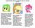 Size: 1280x1024 | Tagged: safe, edit, edited screencap, screencap, applejack, chickadee, ms. peachbottom, pinkie pie, pony, g4, games ponies play, my little pony: friendship is magic, characterization, comparison, female, mare, text