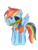 Size: 1200x1600 | Tagged: safe, artist:cheryl-jum, rainbow dash, g4, eyepatch, pirate, pirate dash, solo