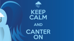 Size: 1921x1081 | Tagged: safe, artist:replacer808, oc, oc only, oc:happy dream, pony, keep calm and carry on, solo, wallpaper