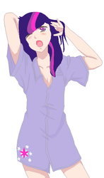 Size: 440x750 | Tagged: safe, artist:babeey-beaansz, twilight sparkle, human, g4, female, humanized, solo