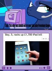 Size: 563x775 | Tagged: safe, princess luna, gamer luna, g4, exploitable meme, tv meme