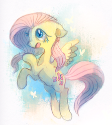 Size: 1002x1125 | Tagged: safe, artist:chocochimbu, fluttershy, pony, g4, female, solo