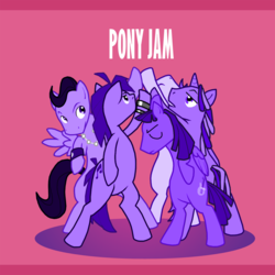 Size: 1000x1000 | Tagged: safe, artist:booklight, album cover, pearl jam, ponified, ponified album cover