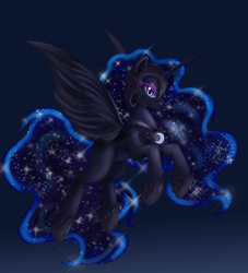 Size: 2000x2200 | Tagged: safe, artist:ailatf, nightmare moon, pony, g4, female, solo