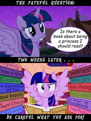 Size: 1280x1700 | Tagged: safe, artist:iisaw, twilight sparkle, alicorn, pony, g4, book, female, mare, twilight sparkle (alicorn)