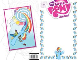 Size: 800x615 | Tagged: safe, idw, rainbow dash, pegasus, pony, g4, my little pony micro-series, comic cover, cover, female, mare