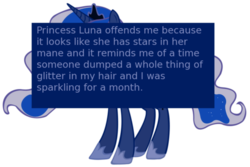 Size: 500x333 | Tagged: safe, princess luna, offensive ponies, g4, meta, text