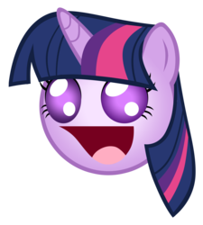 Size: 4500x5000 | Tagged: safe, artist:zantyarz, twilight sparkle, g4, absurd resolution, awesome face, emoticon