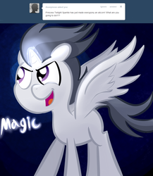 Size: 1000x1150 | Tagged: safe, artist:cosmonaut, rumble, alicorn, pony, lets ask rumble, g4, male, solo, tumblr