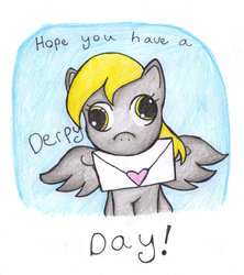Size: 842x949 | Tagged: safe, artist:eponalover101, derpy hooves, pegasus, pony, g4, derpy day, derpy day 2013, female, mare, solo