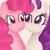 Size: 1280x1280 | Tagged: safe, pinkie pie, rarity, g4, female, lesbian, ship:raripie, shipping