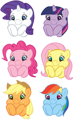 Size: 900x1462 | Tagged: safe, artist:missmagazine, applejack, fluttershy, pinkie pie, rainbow dash, rarity, twilight sparkle, g4, cute, mane six