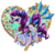 Size: 983x930 | Tagged: safe, artist:cizu, rarity, pony, g4, bow, crystal, female, fire ruby, solo, tail bow