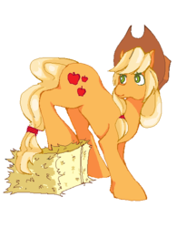 Size: 450x547 | Tagged: safe, artist:dominateur, applejack, earth pony, pony, g4, female, solo