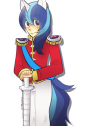 Size: 703x1000 | Tagged: safe, artist:chibiforte101, shining armor, human, g4, eared humanization, horn, horned humanization, humanized, male, simple background, solo, tailed humanization, transparent background