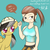 Size: 1280x1280 | Tagged: safe, artist:lightningnickel, daring do, human, g4, 30 minute art challenge, crossover, lara croft