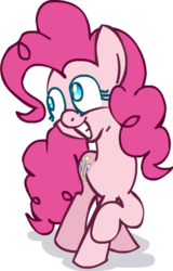 Size: 253x396 | Tagged: safe, artist:scrimpeh, pinkie pie, earth pony, pony, g4, female, solo