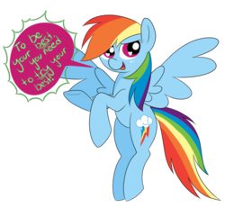 Size: 614x568 | Tagged: safe, artist:ponycide, rainbow dash, pegasus, pony, g4, female, mare, simple background, solo, transparent background