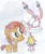 Size: 877x1044 | Tagged: safe, artist:sithvampiremaster27, babs seed, earth pony, pony, rabbit, g4, my little pony: friendship is magic, one bad apple, animal, babs bunny, crossover, drawing, female, filly, foal, kit, namesake, pun, tiny toon adventures, visual pun, younger