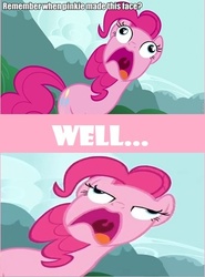 Size: 366x495 | Tagged: safe, edit, edited screencap, screencap, pinkie pie, earth pony, pony, g4, too many pinkie pies, brony, clone, female, funny, funny face, mare, open mouth, pinkie clone, pinkie frogmouth, solo