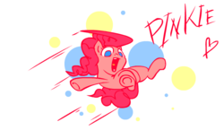 Size: 615x382 | Tagged: safe, pinkie pie, g4, flying, jumping