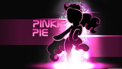 Size: 1920x1080 | Tagged: safe, artist:multiponi, artist:tivy, pinkie pie, earth pony, pony, g4, dancing, vector, wallpaper