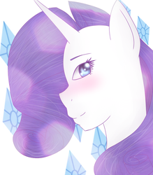 Size: 700x800 | Tagged: safe, artist:clobug98, rarity, anthro, g4, ambiguous facial structure, solo
