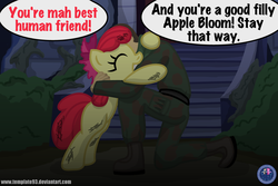 Size: 4500x3000 | Tagged: safe, artist:template93, apple bloom, human, story of the blanks, g4, battle of the blanks, high res