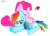 Size: 1000x727 | Tagged: safe, artist:marsatzuko, pinkie pie, rainbow dash, earth pony, pegasus, pony, g4, female, lesbian, mare, ship:pinkiedash, shipping, simple background, transparent background