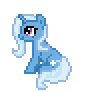 Size: 100x92 | Tagged: safe, artist:silverfacade, trixie, pony, unicorn, g4, animated, desktop ponies, female, mare, pixel art, simple background, solo, transparent background