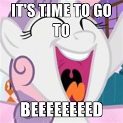 Size: 250x250 | Tagged: safe, edit, edited screencap, screencap, sweetie belle, pony, unicorn, g4, stare master, horn, hush now quiet now, image macro, singing