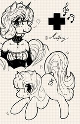 Size: 720x1109 | Tagged: safe, artist:mirapony, oc, oc only, oc:tara mistpony, anthro, sketch