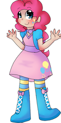 Size: 500x1000 | Tagged: artist needed, safe, pinkie pie, equestria girls, g4, human coloration, humanized, redesign