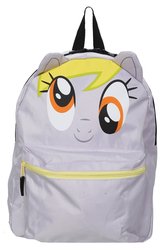 Size: 1000x1499 | Tagged: safe, derpy hooves, pegasus, pony, g4, backpack, female, hot topic, mare, merchandise, palindrome get