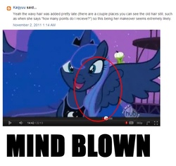 Size: 715x671 | Tagged: safe, edit, edited screencap, screencap, princess luna, alicorn, pony, g4, luna eclipsed, female, hub logo, mane, mare, meta, slowpoke, text