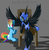 Size: 1064x1080 | Tagged: safe, artist:nac0n, nightmare moon, rainbow dash, g4, 30 minute art challenge