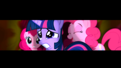 Size: 1140x641 | Tagged: safe, pinkie pie, twilight sparkle, g4, too many pinkie pies, polyvision