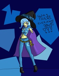 Size: 1344x1728 | Tagged: safe, artist:strangeazian, trixie, human, g4, female, humanized, solo