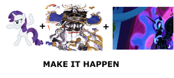 Size: 1597x720 | Tagged: safe, idw, official comic, rarity, g4, comic, exdeath, exploitable meme, final fantasy, final fantasy v, make it happen, neo exdeath