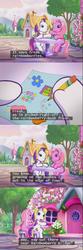 Size: 640x1917 | Tagged: safe, screencap, pinkie pie (g3), puzzlemint, caterpillar, g3, positively pink, distraction, list, lore, puzzle hunt, rainbow berries, rainbow berry, rainbowberries, subtitles