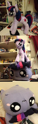 Size: 390x1254 | Tagged: safe, artist:kitara88, twilight sparkle, g4, bean, chubbie, irl, photo, plushie