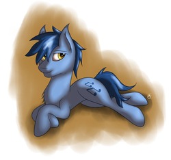 Size: 1200x1125 | Tagged: safe, artist:capseys, blues, noteworthy, pony, g4, male, solo