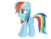 Size: 167x128 | Tagged: safe, edit, edited screencap, screencap, rainbow dash, pegasus, pony, g4, magical mystery cure, season 3, a true true friend, animated, bouncing, cute, dashabetes, element of loyalty, female, gif, loop, mare, open mouth, perfect loop, simple background, singing, solo, song, transparent background